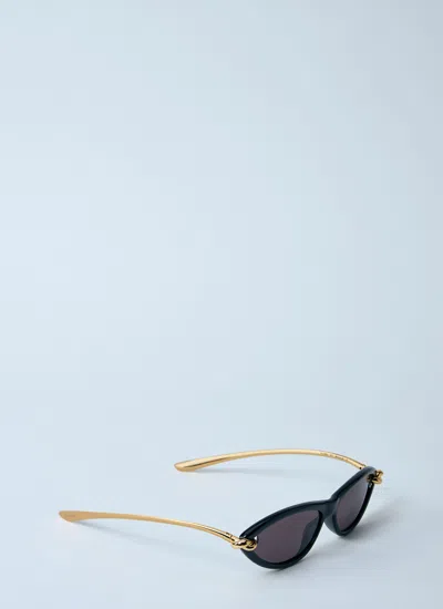 Bottega Veneta Women Classic Cat Eye Sunglasses In Black