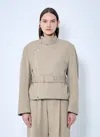 Bottega Veneta Women Compact Cotton Blouson In Cream