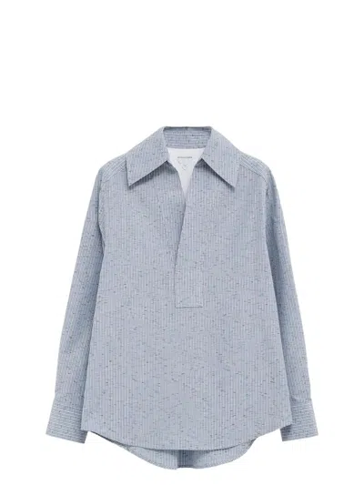 Bottega Veneta Women's Cotton And Linen Blouse Top