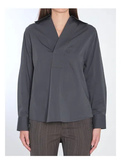 BOTTEGA VENETA WOMEN'S COTTON AND SILK SHIRT