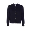 Bottega Veneta Twin-set In Misto Cotone Blu Notte  Donna In Blue