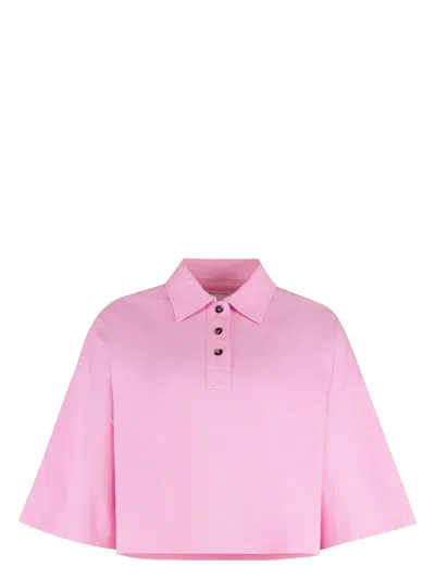 BOTTEGA VENETA WOMEN'S COTTON PIQUÃ© POLO SHIRT