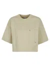 Bottega Veneta Short T-shirt With Round Neck In Multicolor