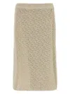 Bottega Veneta Skirt In Ecru