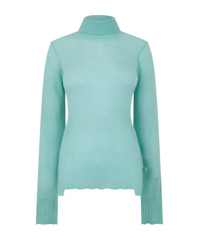 Bottega Veneta Women's Crew Sweater In Blue