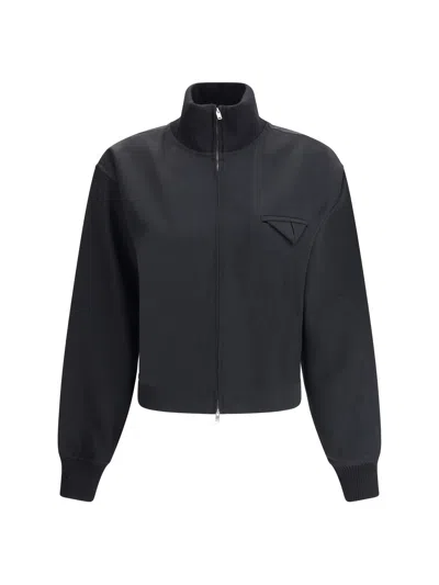 Bottega Veneta Women Cropped Jacket In Black