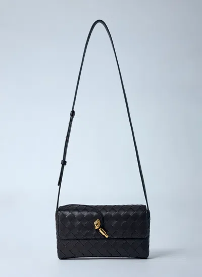 Bottega Veneta Women Crossbody Andiamo Bag In Brown