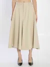 Bottega Veneta Sand Twill Bermuda Shorts In Neutral