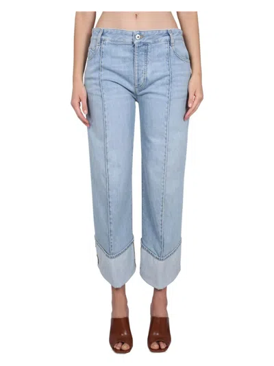 BOTTEGA VENETA WOMEN'S CURVED LINE JEANS