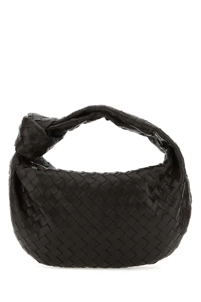 Bottega Veneta Women Dark Brown Leather Teen Jodie Handbag