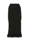 Bottega Veneta Dark Brown Cotton Skirt