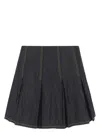 Bottega Veneta Dark Blue Denim Mini Skirt