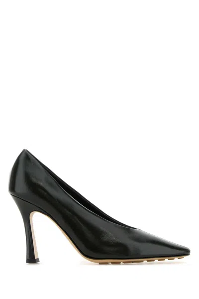 Bottega Veneta Women Dark Green Leather Sofia Pumps