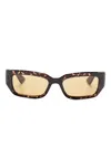 Bottega Veneta Women Dash Sunglasses In Brown