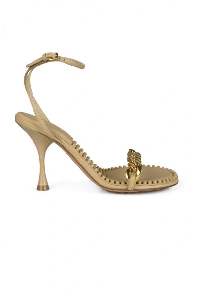 Bottega Veneta Women Dot Sandals In Cream