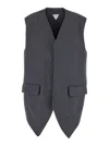Bottega Veneta Women Double Face Wool Double Layer Gilet