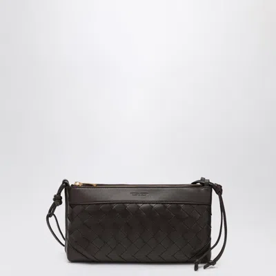 Bottega Veneta Women Double Patch Fondant Leather And Intrecciato Bag In Black