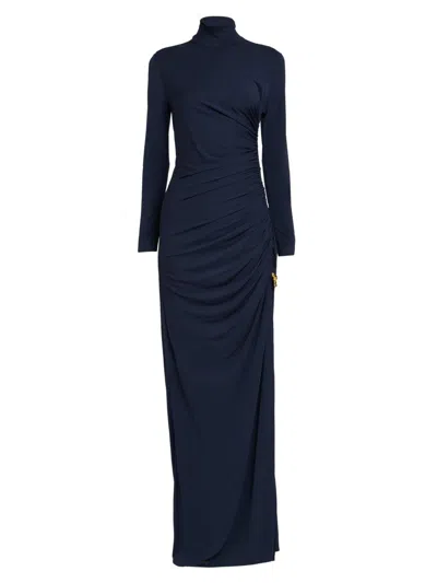 Bottega Veneta Women's Draped Crêpe Jersey Gown In Black