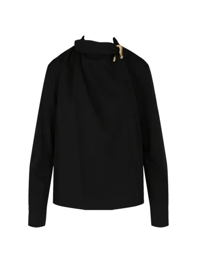 Bottega Veneta Women's Draped Wool Sweater