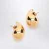 Bottega Veneta Drop Small Gold-plated Earrings In Gold