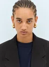 Bottega Veneta Medium Water-drop Earrings In Gold