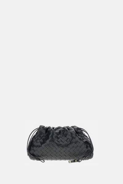 Bottega Veneta Women Dust Bag Pouch With Chain In Black