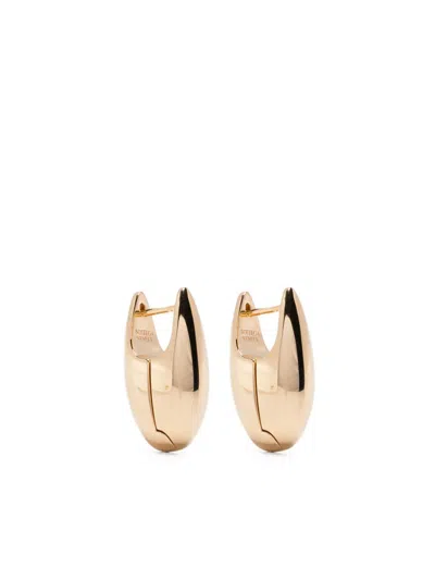 Bottega Veneta Women Ellipse Small Earrings In Gold