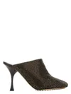 Bottega Veneta Sparkle Dot Sock In Black