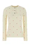 Bottega Veneta Women Embroidered Cotton Blend Sweater In Multi