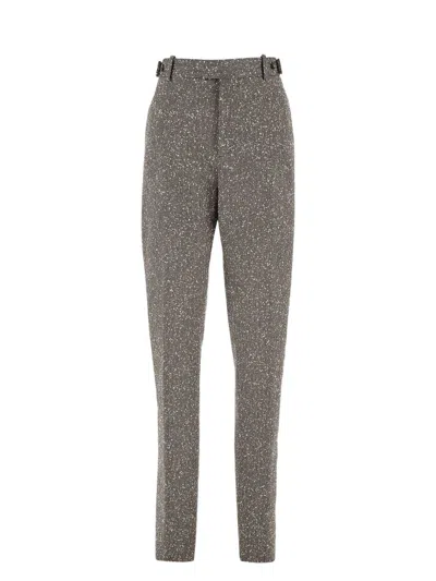 BOTTEGA VENETA WOMEN'S EMBROIDERED STRETCH VISCOSE BLEND PANT