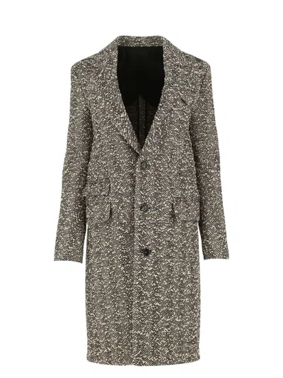 Bottega Veneta Women's Embroidered Stretch Wool Blend Coat