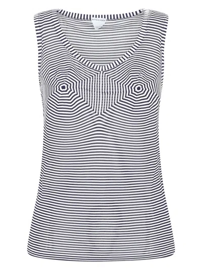 BOTTEGA VENETA WOMEN'S EMBROIDERED VISCOSE TANK TOP