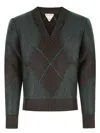 Bottega Veneta Embroidered Wool Blend Sweater