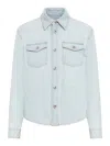 Bottega Veneta Denim Shirt In Blue