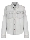 Bottega Veneta Denim Shirt In Blue