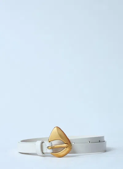 Bottega Veneta Women Fin Belt In White