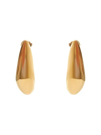 Bottega Veneta Women Fin Large Earrings In Gold