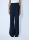 Bottega Veneta Women's Fine Wool Pants In Blue