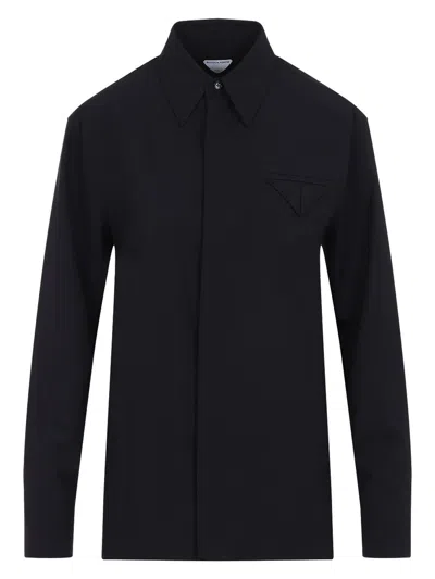 BOTTEGA VENETA WOMEN'S FINE WOOL SHIRT