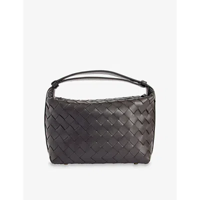 Bottega Veneta Womens Fondant-gold Wallace Mini Leather Shoulder Bag In Multicolor
