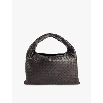 Bottega Veneta Womens Fondant-m Brass Hop Small Leather Tote Bag In Green