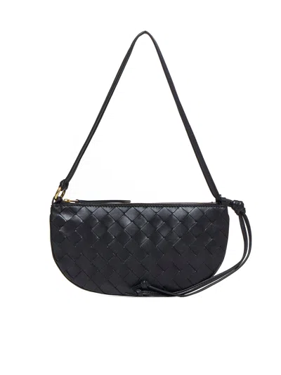 Bottega Veneta Women Gemellini Leather Double Pouch Bag