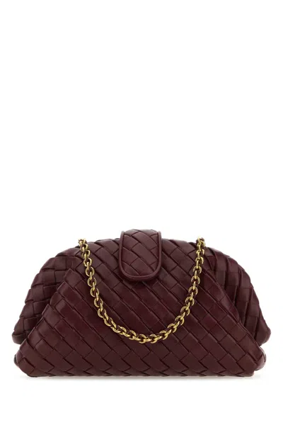 Bottega Veneta Women Grape Leather Teen Lauren 1980 Shoulder Bag In Purple
