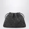 Bottega Veneta Women Graphite Intrecciato Suede Dustbag In Gray