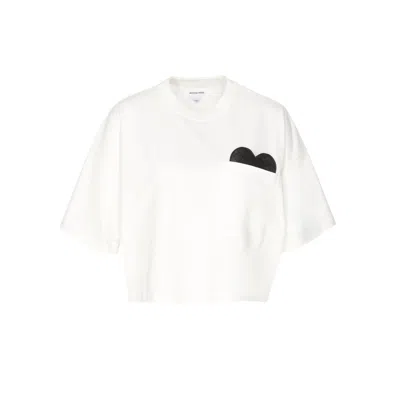 BOTTEGA VENETA BOTTEGA VENETA WOMEN HEART CROP T-SHIRT