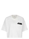 Bottega Veneta White Cropped T-shirt With Heart Detail On The Pocket In Cotton Woman In White