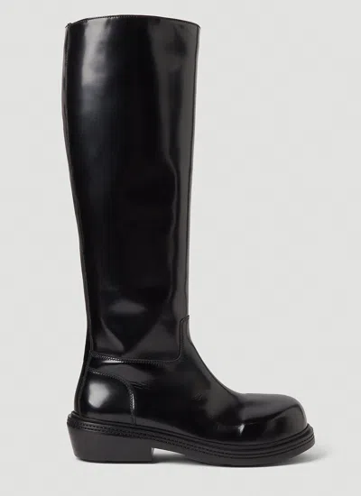 Bottega Veneta Women High Atomic Boots In Black