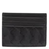 Bottega Veneta Womens Intrecciato Leather Card Holder Black-gold