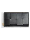 Bottega Veneta Intrecciato Leather Continental Wallet In Black