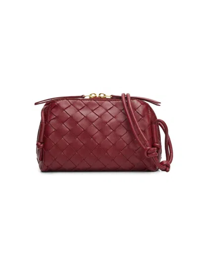 Bottega Veneta Concert Pouch Intrecciato Leather Shoulder Bag In Brown